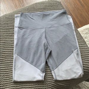 Grey & White Leggings